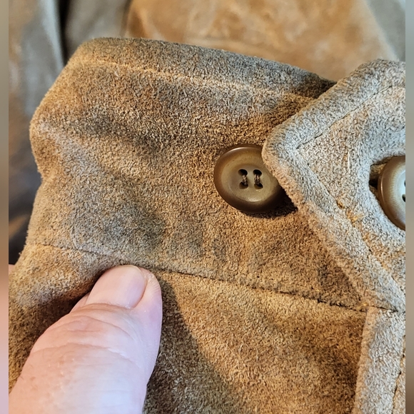 Men's Structure Tan Suede Jacket Size M - Picture 12 of 14